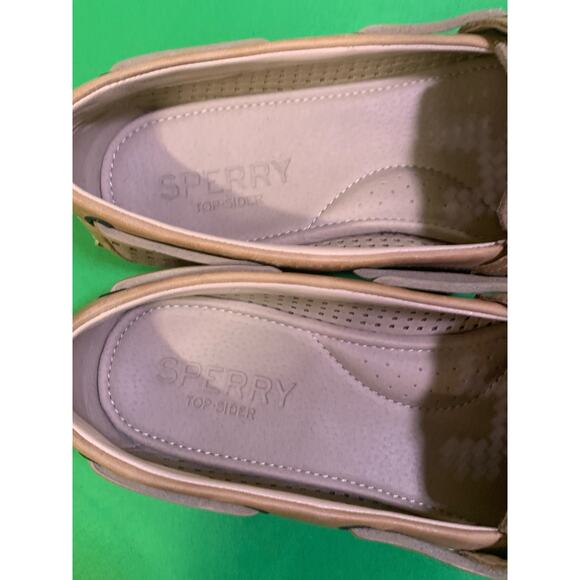 New Sperry Coil Ivy Perf Leather Tan women’s boat shoes size 8 - Picture 10 of 10